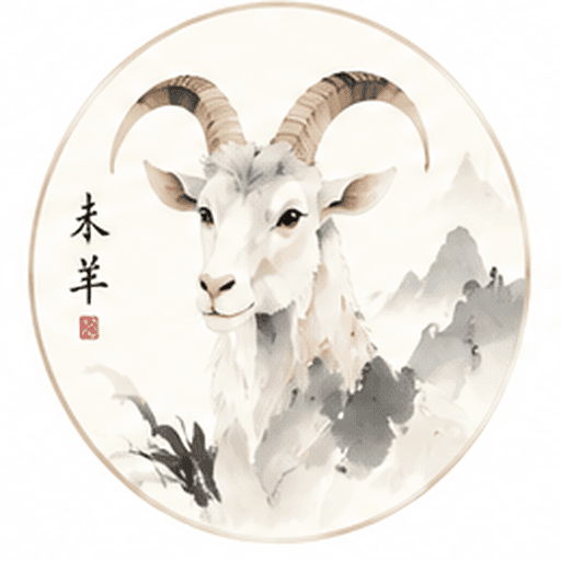 Goat Chinese zodiac animal icon