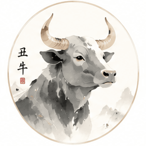 Ox Chinese zodiac animal icon