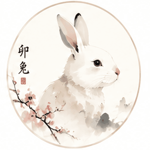 Rabbit Chinese zodiac animal icon