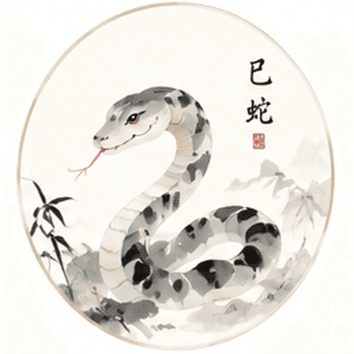 Snake Chinese zodiac animal icon